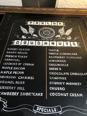 Menu photo 5 Parlor Doughnuts Evansville, IN