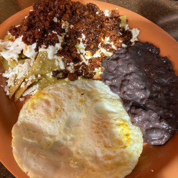 Cafe Jaavy - Jaavy Chilaquiles in green sauce with chorizo. - Cafes Near Me - Fort Bragg, California Cafe Jaavy - Jaavy Chilaquiles in green sauce with chorizo. - Cafes Near Me - Fort Bragg, California