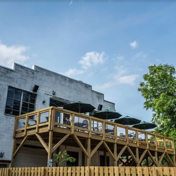 One World Brewing - Our West Asheville deck - Breweries Near Me - Asheville, North Carolina