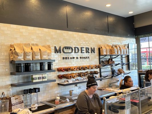 Modern Bread and Bagel by null