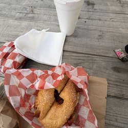 Southbound Bagel and Coffee Shop - Salt bagel sandwich, free water (.5 view)