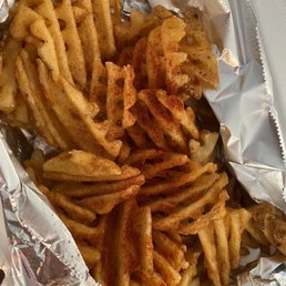 Waffle fries
