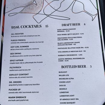 Tryst Kitchen + Cocktails - Menu. - Cajun/Creole Near Me - San Antonio, Texas Tryst Kitchen + Cocktails - Menu. - Cajun/Creole Near Me - San Antonio, Texas