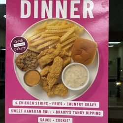 Braum's Ice Cream & Dairy Stores - Chicken Strip Dinner