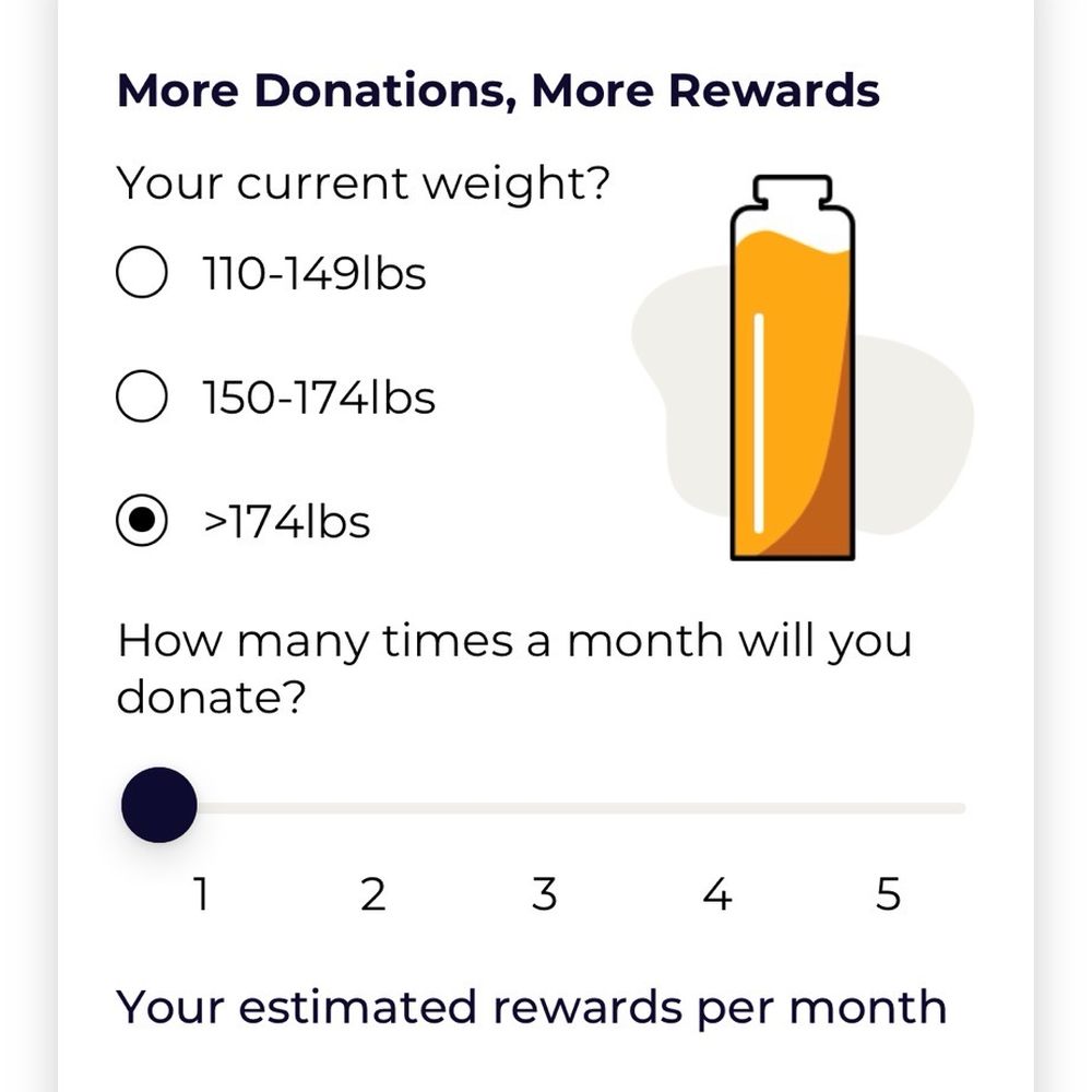 CSL Plasma - Donation earnings by weight - Blood & Plasma Donation Centers Near Me - North Miami, Florida CSL Plasma - Donation earnings by weight - Blood & Plasma Donation Centers Near Me - North Miami, Florida