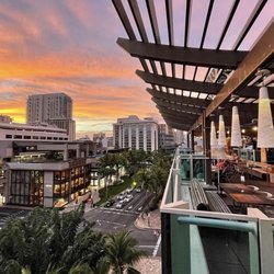 Chasing sunsets from the rooftop.