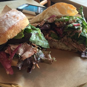 Meat Cheese Bread - Park kitchen- flank steak, blue cheese, onions & aioli on ciabatta. Highly recommend! - Sandwiches Near Me - Portland, Oregon