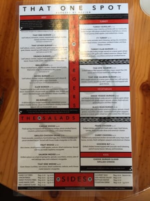 Menu photo 7 That One Spot Burger Ocoee, FL