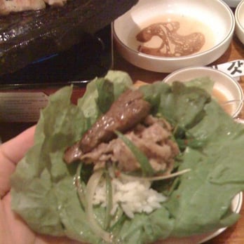 Oegadgib - Use the lettuce to wrap your food - Korean Near Me - Annandale, Virginia
