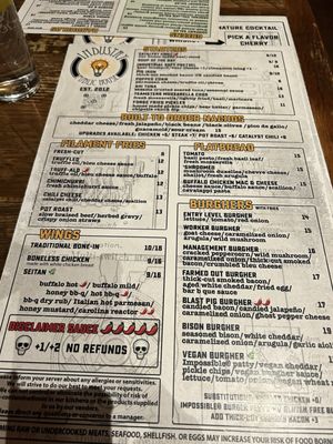 Menu photo 6 Industry Public House Pittsburgh, PA