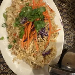 Thai chicken fried rice. Thai chicken fried rice.