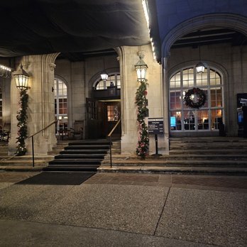 Steam Coffee + Eatery - The majestic entrance to the Hotel Roanoke where a member of the staff is always there to open the door for you. - Coffee & Tea Near Me - Roanoke, Virginia Steam Coffee + Eatery - The majestic entrance to the Hotel Roanoke where a member of the staff is always there to open the door for you. - Coffee & Tea Near Me - Roanoke, Virginia