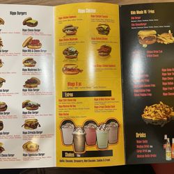 Hippo Burgers - Menu