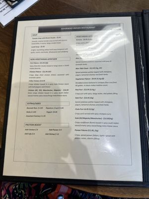 Menu photo 1 Ashirwad Indian Restaurant Madison, WI