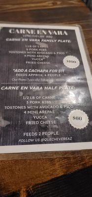 Menu photo 3 Que Chevere Mesa, AZ Menu photo 3 Que Chevere Mesa, AZ