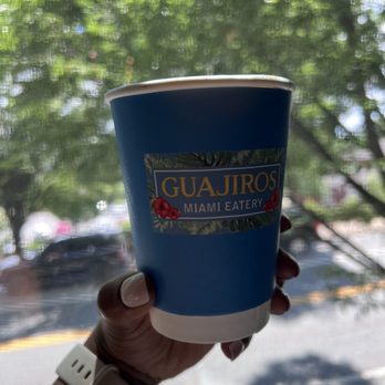Guajiros Miami Eatery - Cafe Con Leche - Large - Coffee & Tea Near Me - Charlottesville, Virginia Guajiros Miami Eatery - Cafe Con Leche - Large - Coffee & Tea Near Me - Charlottesville, Virginia