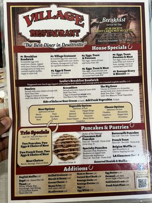 Menu photo 1 Village Restaurant Dewittville, NY