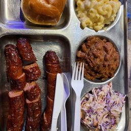 Sausage plate $17! Lots of food! Took half back to hotel!