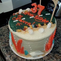 The birthday girl was so happy about her red velvet cake! Thanks again!
