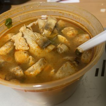 Thai Treasure - Chicken tom yum soup. It had a scent of cardamom or saffron that reminded me of Kashmiri tea. - Thai Near Me - Arlington, Virginia Thai Treasure - Chicken tom yum soup. It had a scent of cardamom or saffron that reminded me of Kashmiri tea. - Thai Near Me - Arlington, Virginia