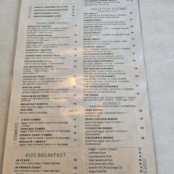 The Small Café - Menu - Breakfast & Brunch Near Me - Long Beach, California