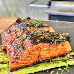One Love Jamaica - Honey Jerk Salmon