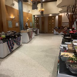 Buffet area