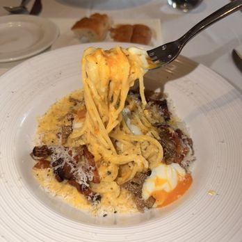 Taormina Sicilian Cuisine - A must have - Truffle carbonara - Sicilian Near Me - Honolulu, Hawaii