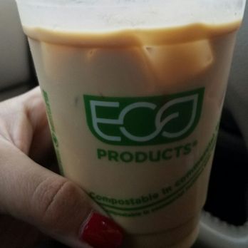 Blacksmith - iced caramel latte - Coffee & Tea Near Me - Houston, Texas