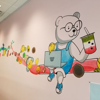 Tea Street - a teddy bear with a laptop - Bubble Tea Near Me - Rocklin, California Tea Street - a teddy bear with a laptop - Bubble Tea Near Me - Rocklin, California