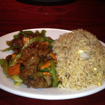 Szechuan Palace - Szechuan Beef (also Chef's Special) with rice & soup for $7,50 - mild & sweet, with the ubiquitous brown sauce. - Chinese Near Me - Winston Salem, North Carolina Szechuan Palace - Szechuan Beef (also Chef's Special) with rice & soup for $7,50 - mild & sweet, with the ubiquitous brown sauce. - Chinese Near Me - Winston Salem, North Carolina