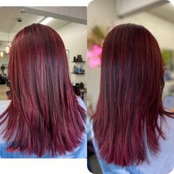 Hair Bliss - So beautifull in red for her..