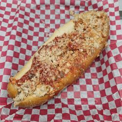 Yo Philly - Chicken parm, chicken, provolone, mozzarella on top with marinara