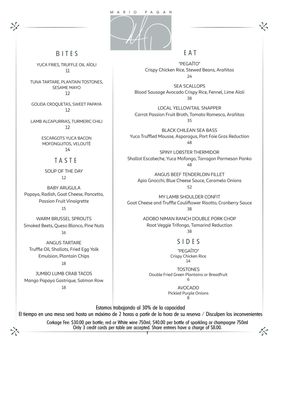 Menu photo 6 Mario Pagan San Juan, PR Menu photo 6 Mario Pagan San Juan, PR