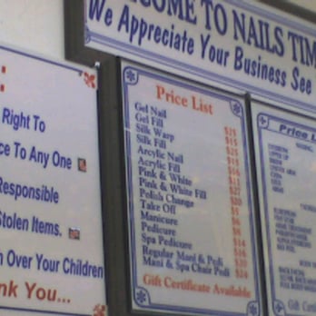Nails Time Spa - prices - Nail Salons Near Me - La Mesa, California