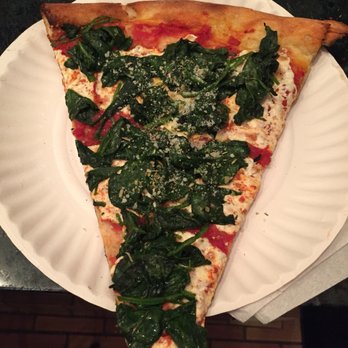 Joe's Pizza - Fresh Mozzarella With Spinach - Pizza Near Me - Brooklyn, New York Joe's Pizza - Fresh Mozzarella With Spinach - Pizza Near Me - Brooklyn, New York