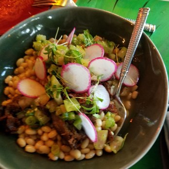 Mi Tocaya Antojeria - Habichuelas de la Olla con Carnitas - Mexican Near Me - Chicago, Illinois Mi Tocaya Antojeria - Habichuelas de la Olla con Carnitas - Mexican Near Me - Chicago, Illinois