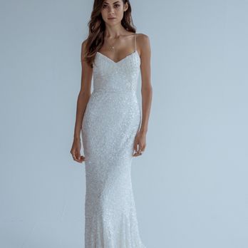 NINA Alterations Boutique - The stock image of my dress, and how it looked before alterations. - Sewing & Alterations Near Me - Los Angeles, California