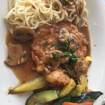 Maple Street Cafe - Chicken Marsala special, with amazingly yummy zucchini and squash - New American Near Me - New Orleans, Louisiana Maple Street Cafe - Chicken Marsala special, with amazingly yummy zucchini and squash - New American Near Me - New Orleans, Louisiana