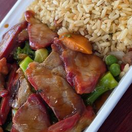 Roast Pork with Broccoli