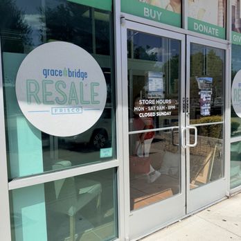 Grace Bridge Resale - Entrance - Thrift Stores Near Me - Frisco, Texas