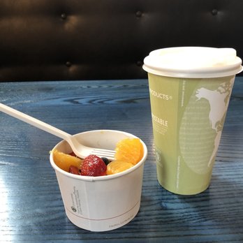 Tilly's - Seasonal fruit bowl to go $4 and dirty chai large - Coffee & Tea Near Me - Rhinelander, Wisconsin