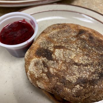 My Garden Cafe - English muffin with homemade jelly - Breakfast & Brunch Near Me - Modesto, California My Garden Cafe - English muffin with homemade jelly - Breakfast & Brunch Near Me - Modesto, California