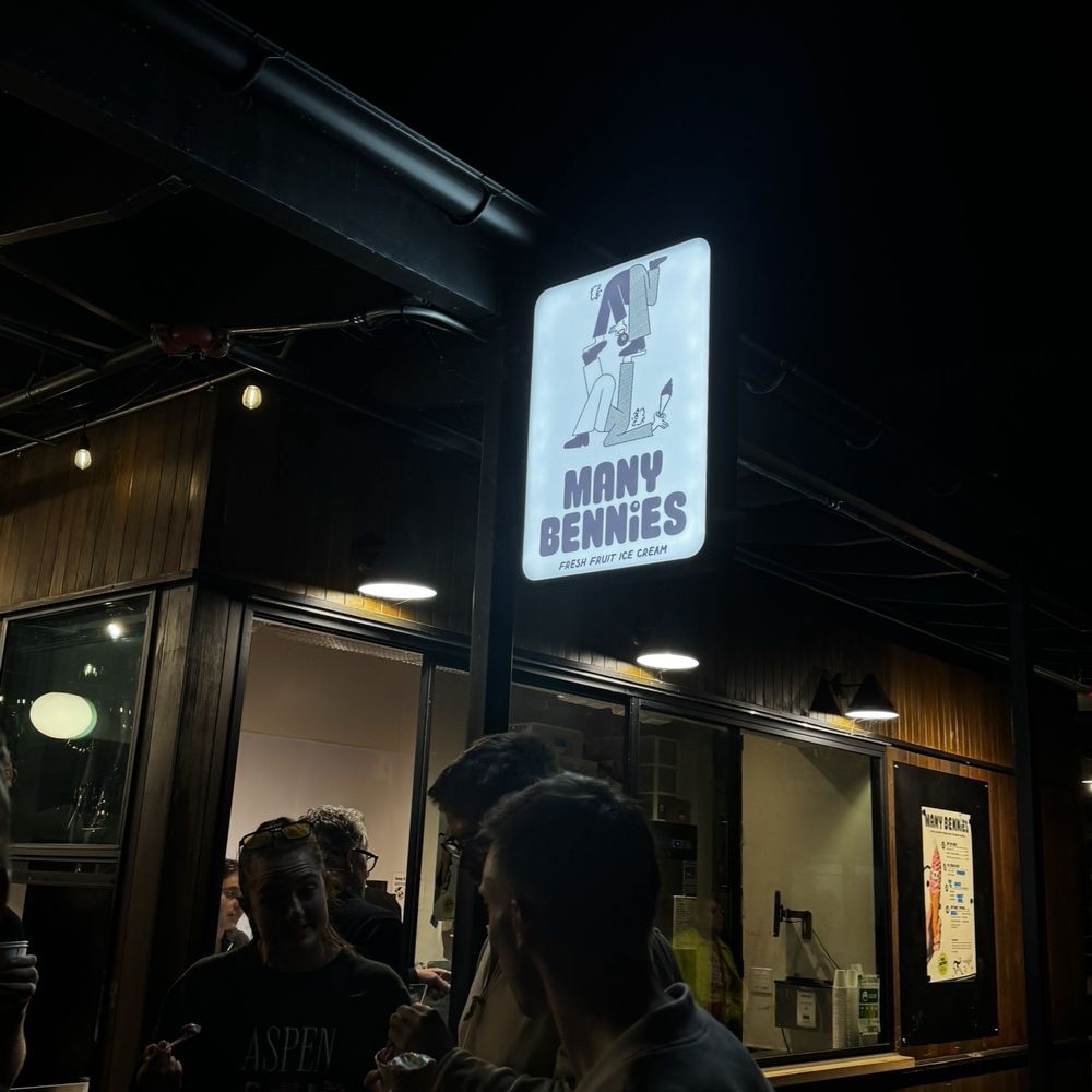 Many Bennies - Cute sign - Ice Cream & Frozen Yogurt Near Me - Seattle, Washington Many Bennies - Cute sign - Ice Cream & Frozen Yogurt Near Me - Seattle, Washington