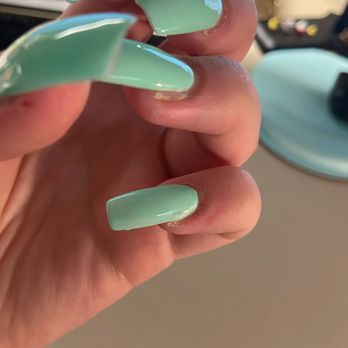 Nail Arts - Did not even cover the whole real nail. - Nail Salons Near Me - Delafield, Wisconsin