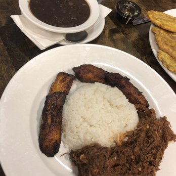 Pablo's Havana Cafe - Ropa Vieja with Plantains Maduros and black beans - Cuban Near Me - Dublin, Ohio Pablo's Havana Cafe - Ropa Vieja with Plantains Maduros and black beans - Cuban Near Me - Dublin, Ohio