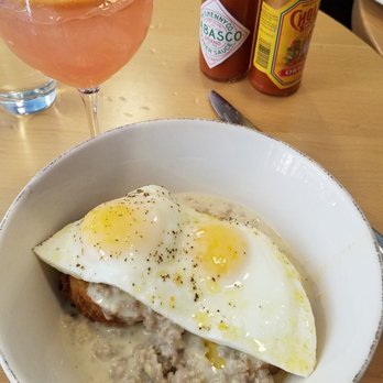 The Guest House - 6810 brunch cocktail and the Biscuits and Gravy. - American Near Me - Kenmore, Washington The Guest House - 6810 brunch cocktail and the Biscuits and Gravy. - American Near Me - Kenmore, Washington