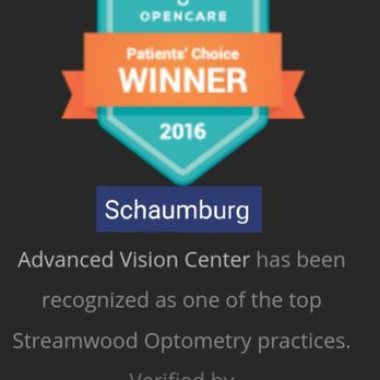 Advanced Vision Center - 2016 Winner! - Optometrists Near Me - South Barrington, Illinois Advanced Vision Center - 2016 Winner! - Optometrists Near Me - South Barrington, Illinois