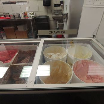 Red Circle Ice Cream - Crawfish flavor??!!?!?!? It was....interesting - Desserts Near Me - Houston, Texas Red Circle Ice Cream - Crawfish flavor??!!?!?!? It was....interesting - Desserts Near Me - Houston, Texas