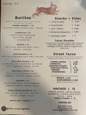 Menu photo 7 Bunnie’s Pizza Ridgefield, WA